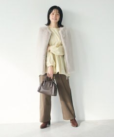 CRAFT STANDARD BOUTIQUE ボリュームスリーブウエストギャザーチュニック