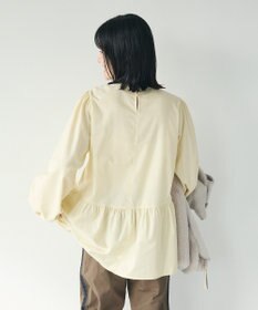 CRAFT STANDARD BOUTIQUE ボリュームスリーブウエストギャザーチュニック