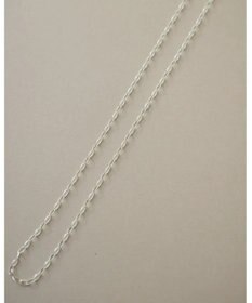 yoaa シルバー925 オーバルチェーンネックレス