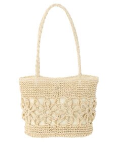 earth music&ecology フラワーペーパートート