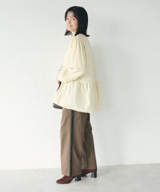 CRAFT STANDARD BOUTIQUE ボリュームスリーブウエストギャザーチュニック