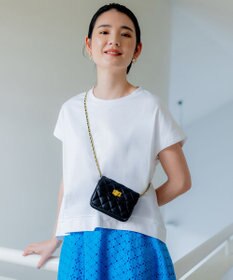 組曲 【汗ジミ防止・撥水】GIZAプレーティング天竺フレンチスリーブ カットソー