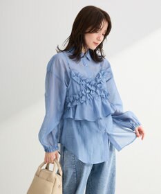 Green Parks 【WEB限定】ＳＥＴ２点フリルビスチェ＋シャツチュニックⅡ