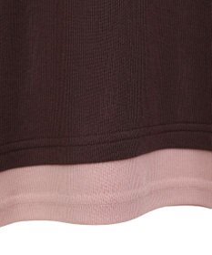 earth music&ecology レイヤードシアープルオーバー