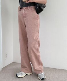 WEGO ハートポケットストレートデニムパンツ