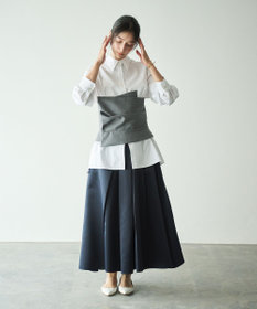 #Newans ビスチェレイヤーシャツ