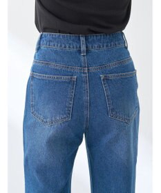 earth music&ecology ラインストーンフレアデニムパンツ