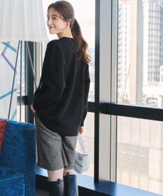 Tiaclasse 【洗える】ウール調キュロットパンツ