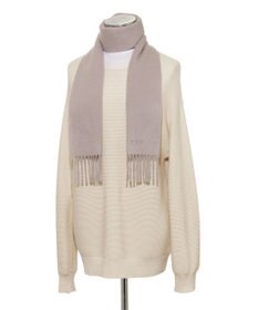 MOONBAT FURLA(フルラ）カシミヤ100％ 無地 プチマフラー