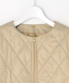 J.PRESS LADIES 【2way】スパンライクナイロンタッサー フーデッド コート