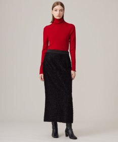 ICB 【CLASSY.1月号掲載・新色追加・洗える】エクストラファインメリノ タートルネックプルオーバー