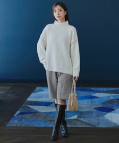 Tiaclasse 【洗える】ウール調キュロットパンツ