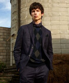 JOSEPH ABBOUD 【ストレッチ】ヘリンボンスウェード ジャケット