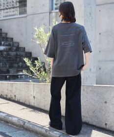 WEGO 【新色追加/ユニセックス着用アイテム/手洗い可/SMLサイズ展開】ピグメントグラフィックT（S）