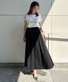 UNFILO 【UVケア/接触冷感】汗ジミ防止 撥水ロゴT