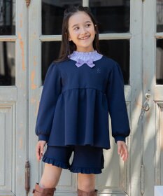 組曲 KIDS 【110-140㎝】ボウタイリボン トップス