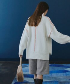 Tiaclasse 【洗える】ウール調キュロットパンツ