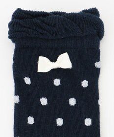 ANY KIDS ハイソックス（ドットリボン）