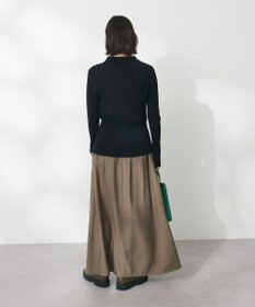 CRAFT STANDARD BOUTIQUE 襟付きニットコンパクトカーディガン