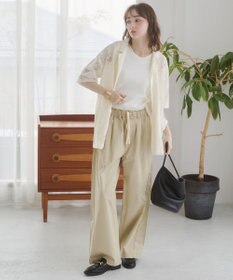 WEGO 【ANGIE VINTAGE】ツイルイージーパンツ