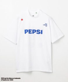PW CIRCULUS 〈Pepsiコラボ〉【UNISEX】Pepsi 9-LOGO モックネックT