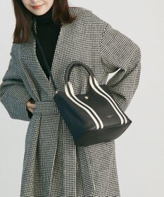 TOPKAPI 【TREASURE TOPKAPI】ソフトシュリンク テープコンビ ミニ トート バッグ ショルダーベルト付