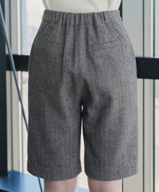 Tiaclasse 【洗える】ウール調キュロットパンツ