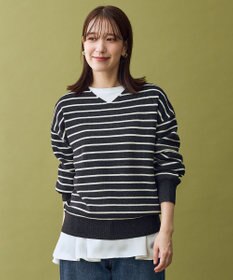 ANY 【8色展開】Vネックデイリーニット