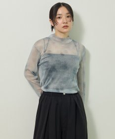 Green Parks シアー柄プルオーバー