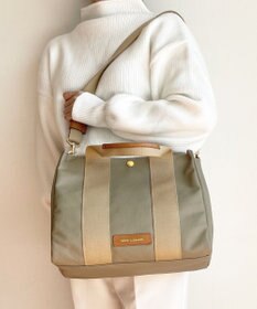 Hekhèr Le Style de Vie 新色追加【日本製 / 2WAY】PUコートコットンキャンバス トートバッグ medium