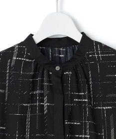 23区 【洗える】モノクロトーンプリント ワンピース