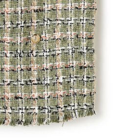 BEIGE， BERYL / ファンシーツイードノーカラージャケット