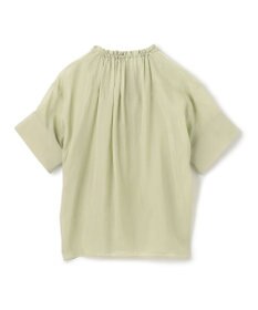 BEIGE， LILAC / ギャザーブラウス