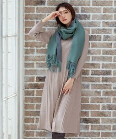 Tiaclasse 【洗える】1着でオシャレ感が出せるニットプリーツワンピース