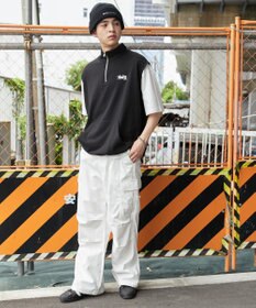 WEGO 【ユニセックス着用ITEM】ノースリハーフジッププルオーバー