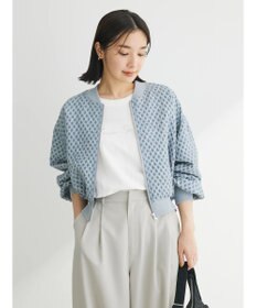 Green Parks ・ＳＵＧＡＲ　ＳＰＯＯＮ　エンボスチェックブルゾン