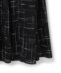 23区 【洗える】モノクロトーンプリント ワンピース