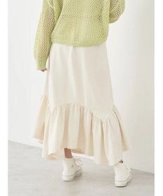 earth music&ecology ウラケ裾フリルスカート