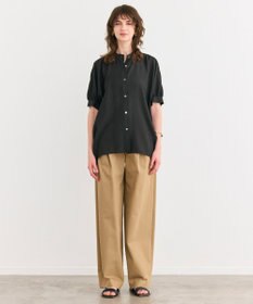 BEIGE， 【洗える】AMARYLLIS / シアーパフオーバーサイズブラウス