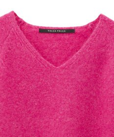 YECCA VECCA Vネックルーズニット