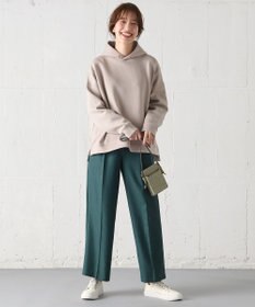 ANY L 【洗濯機可】クロップド丈ダンボールパーカー