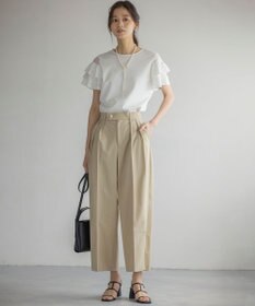 組曲 S スーパーライトストレッチ ワイドパンツ