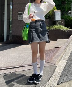 WEGO ラメショートニットプルオーバー