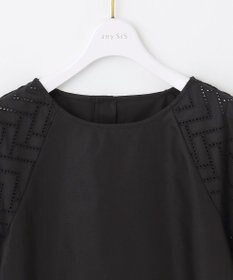 ANY SIS 【洗える】エンブロイダリーラグラン ブラウス