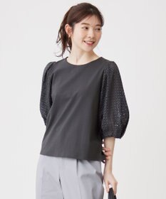 ANY SIS S レースコンビ カットソー