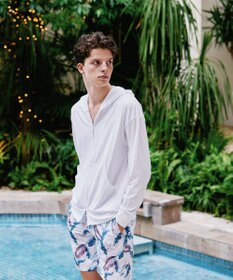 San-ai Resort（三愛水着楽園） 【SALE】ユニセックスラッシュパーカー　UPF50＋　撥水加工　S・M・L　【Reir（レイール）】