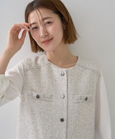 YECCA VECCA ツイードジレジャンスカ