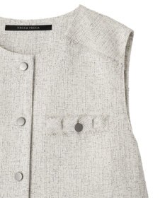 YECCA VECCA ツイードジレジャンスカ