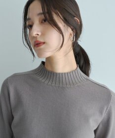 YECCA VECCA 袖口釦リブMIXニット