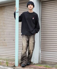 WEGO 【ユニセックス着用ITEM/MLサイズ展開】別注VISIONベアワンポイントT（LS）